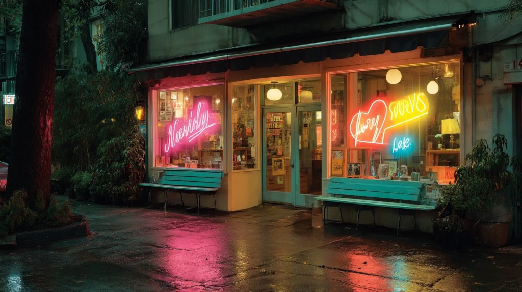 Яркие вывески