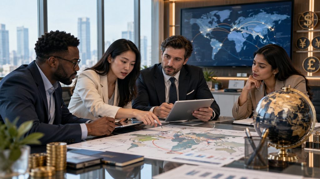 Exchange rate effects on business expansion